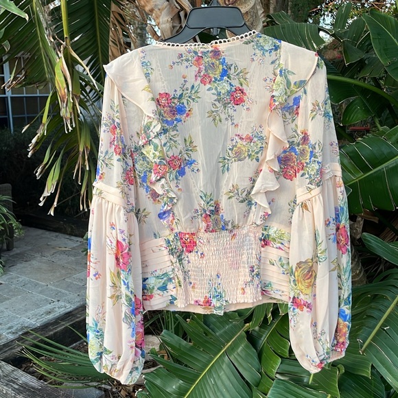 Floral Ruffle Blouse - Picture 5 of 7